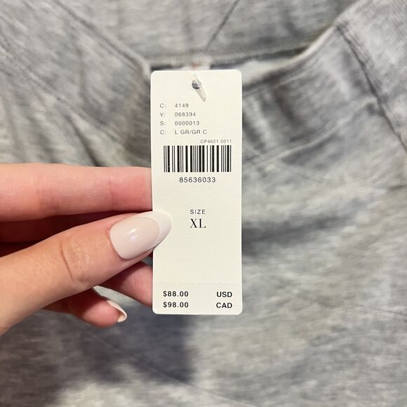 NWT Daily Practice by Anthropologie Seamed Midi Skirt Grey Women's Size XL - Picture 6 of 12